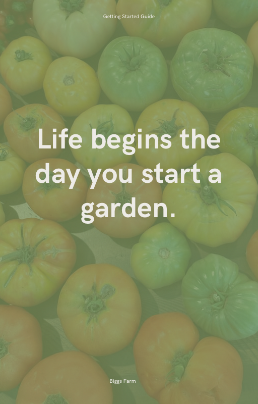 Getting Started Guide - Gardening for Beginners